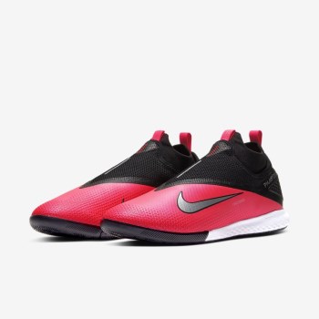 Nike React Phantom Vision 2 Pro Dynamic Fit IC - Férfi Focicipő - Piros/Fekete/Metal Titán